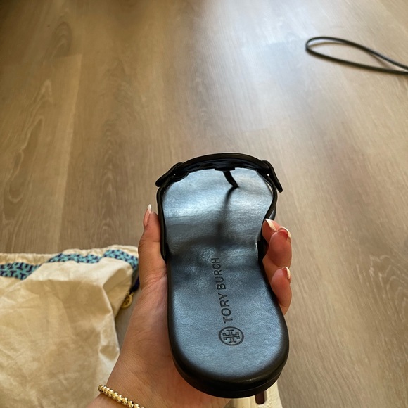 Tory Burch Black Sandals - Picture 6 of 8